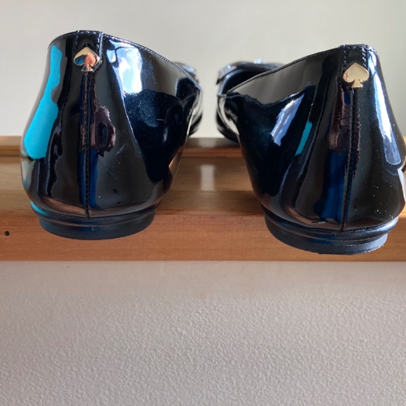 KATE SPADE NATASHA EMBELLISHED CAT FLATS SIZE 8 - Picture 4 of 16